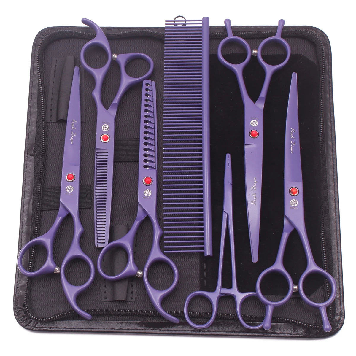 Kit de tesouras para tosa de cães