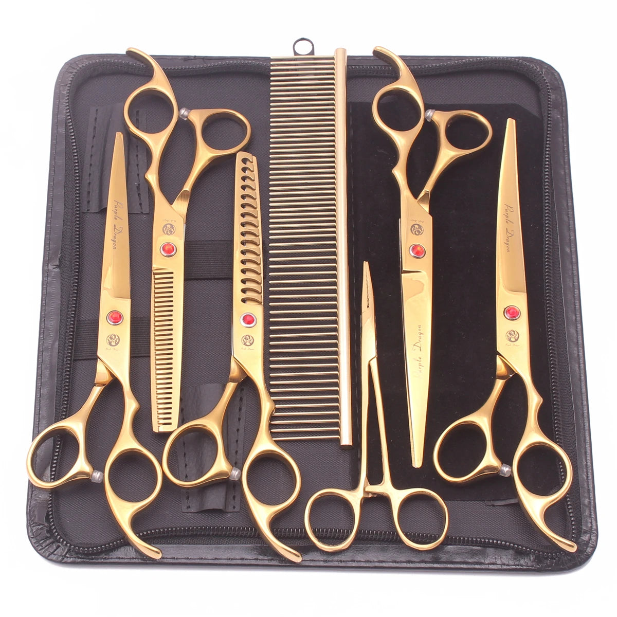 Kit de tesouras para tosa de cães