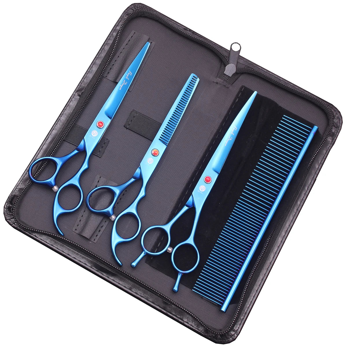 Kit de tesouras para tosa de cães