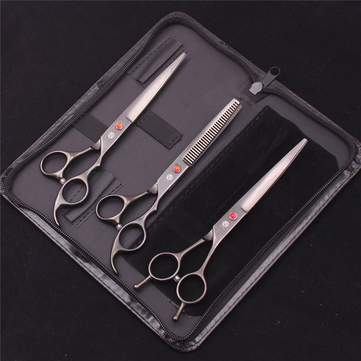 Kit de tesouras para tosa de cães